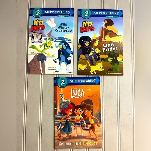 Step Into Reading Paperback Books Wild‎ Kratts Luca Beginner Reader Brand New - Picture 1 of 16